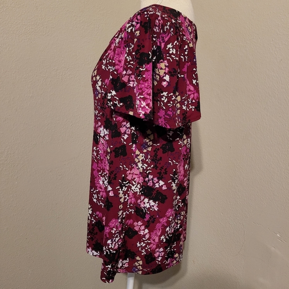 George Pink Floral Blouse - Picture 3 of 8